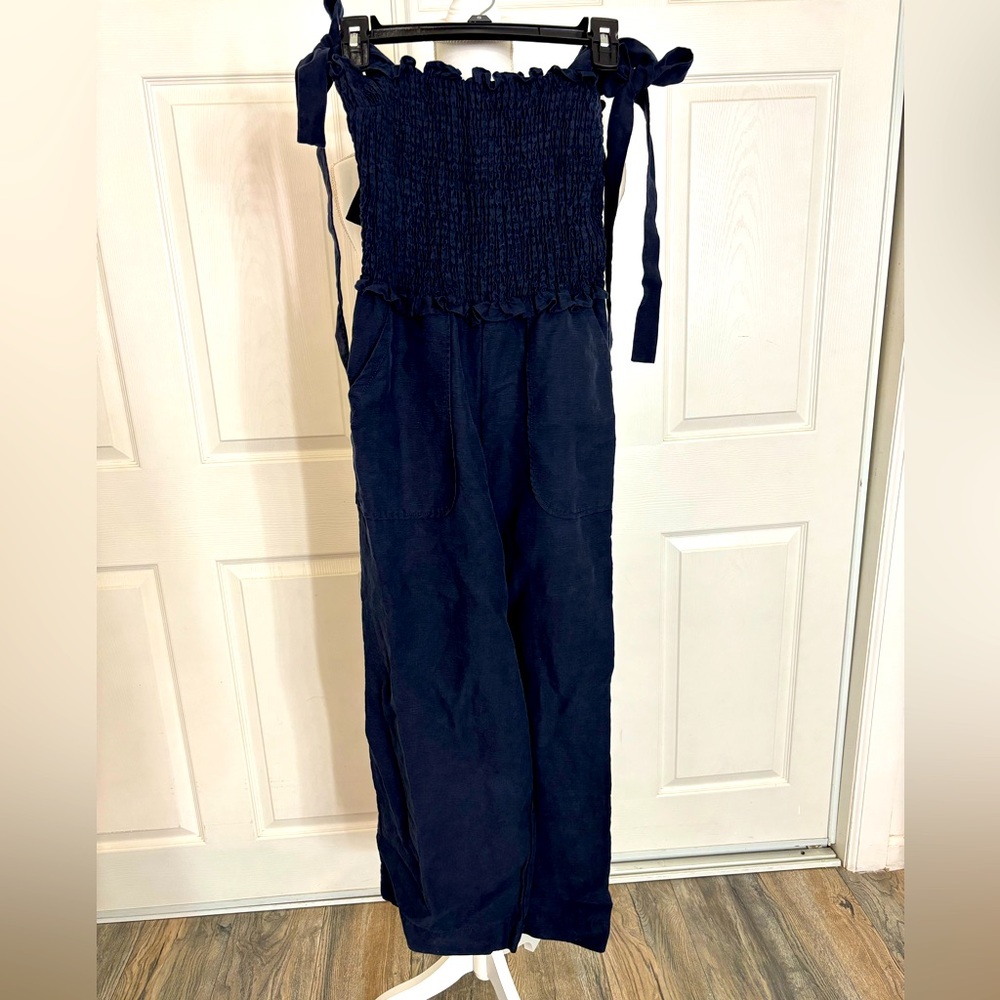 USED- Rebecca Taylor Navy Blue Women's Jumpsuit
